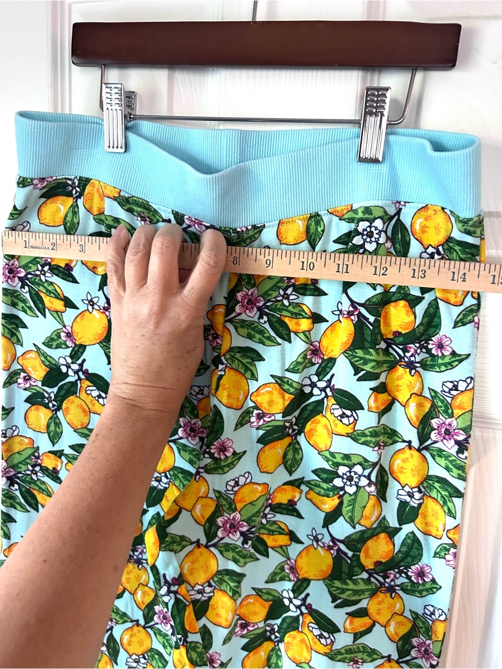 Vera Bradley Lemon Print Pajama Set XS 100% Cotton Two Piece - Picture 9 of 10